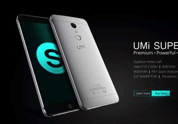 Опубликованы финальные характеристики смартфона UMi Super