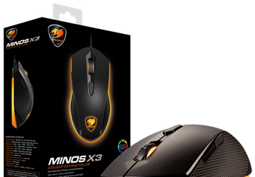В игровой мыши Cougar Minos X3 используется оптический датчик PixArt PMW3310DH