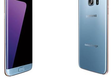 Смартфон Samsung Galaxy S7 Edge в цвете Blue Coral поступил в продажу раньше срока