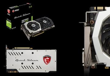 Видеокарты MSI GeForce GTX 1070 Quick Silver лишились фирменного красного цвета