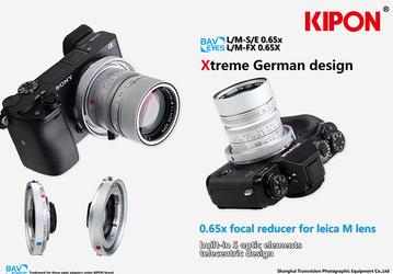 Новые переходники Kipon Baveyes позволяют устанавливать объективы Leica M на камеры Sony E и Fujifilm X