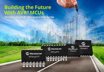 Microchip представляет новое поколение восьмиразрядных микроконтроллеров tinyAVR с независимыми периферийными блоками