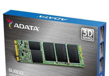 Твердотельные накопители Adata Ultimate SU800 M.2 2280 основаны на памяти TLC 3D-NAND