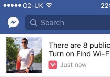 ПО Facebook научится искать находящиеся рядом бесплатные точки доступа Wi-Fi