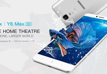Смартфон Doogee Y6 Max 3D оснащен стереоскопическим дисплеем диагональю 6,5 дюйма