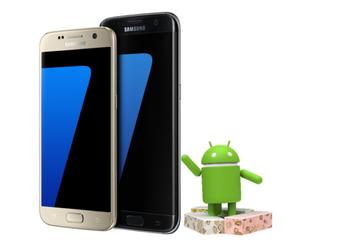 Опробовать Android 7.0 на смартфонах Samsung Galaxy S7 и S7 Edge можно уже сейчас