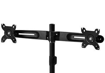 Опора SilverStone SST-ARM23BS рассчитана на два монитора с экранами размером до 24 дюймов по диагонали