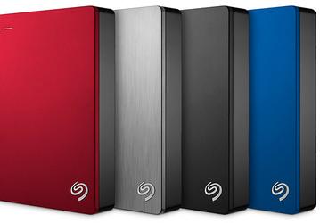 Seagate Backup Plus Portable — самый емкий мобильный накопитель. Его объем равен 5 ТБ