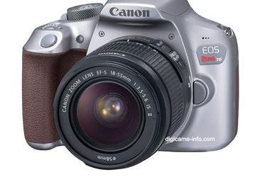 Появилось изображение серебристого варианта камеры Canon EOS Rebel T6 (EOS 1300D)