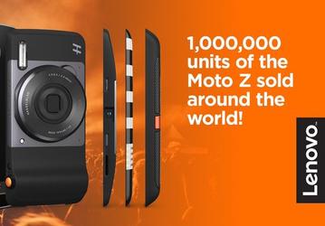 Продажи смартфонов Moto Z превысили 1 млн единиц