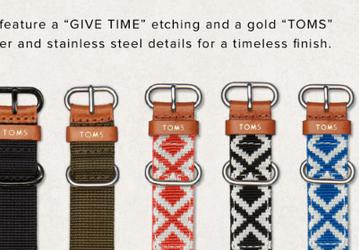 Продажи ремешков Toms для часов Apple Watch обеспечат электроэнергией жителей Африки