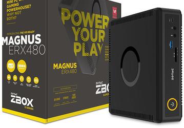 Мини-компьютер Zotac Magnus ERX480 оснащен видеокартой AMD Radeon RX 480