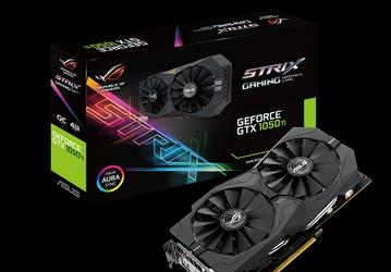 Asus представила 10 видеокарт GeForce GTX 1050 и GTX 1050 Ti, но все работают на референсных частотах