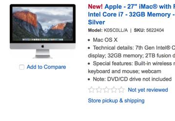 Обновлённый моноблок Apple iMac Retina 5K получит новые процессоры Intel и не получит новых видеокарт