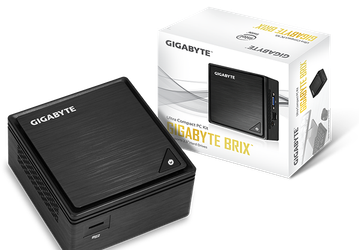 Мини-ПК Gigabyte Brix GB-BPCE-3350 построен на платформе Intel Apollo Lake