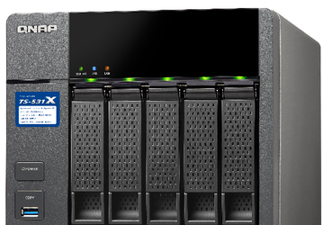 Сетевое хранилище Qnap TS-531X получило два порта 10 Gigabit Ethernet