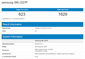 Смартфон Samsung Galaxy J3 нового поколения получит SoC Snapdragon 430, но ПО определяет у неё лишь четыре ядра