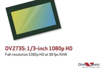 Датчик изображения OmniVision OV2735 формата 1/2,7 дюйма предназначен для камер видеонаблюдения