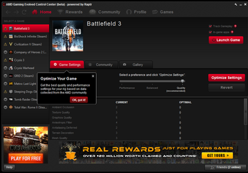 AMD отказывается от приложения Gaming Evolved