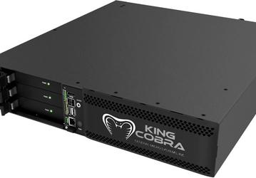 Сервер в усиленном исполнении GMS S2U King Cobra на двух процессорах Intel Xeon E5-2600v4 оснащен 20 портами Gigabit Ethernet с PoE+