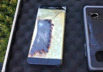 В США загорелся еще один смартфон Samsung Galaxy Note7 из новой партии