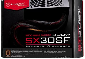 Блок питания SilverStone ST30SF v2.0 охлаждается вентилятором типоразмера 92 мм 