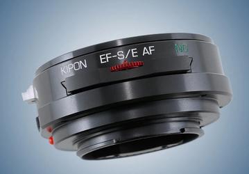 Новый переходник Kipon для установки объективов с креплением EF-S на камеры с креплением E оснащен регулируемым нейтральным фильтром