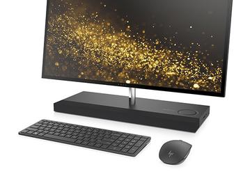 Моноблочный компьютер HP Envy All-in-One 27 оснащен экраном разрешением 2K
