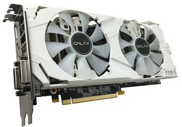 Видеокарты Galax GeForce GTX 1060 EX OC White белые только снаружи