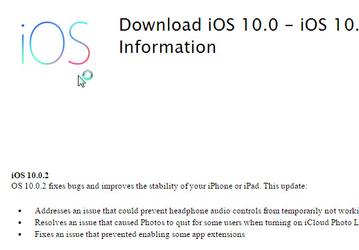 Обновление iOS 10.0.2 исправляет ошибку в работе проводной гарнитуры EarPod с разъемом Lightning