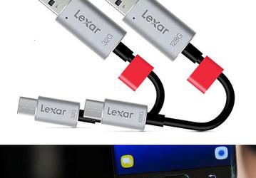 Флэш-накопители Lexar C20c и C20m имеют непривычный форм-фактор