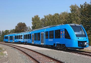 Компания Alstom представила поезд Coradia iLint, работающий на водородных топливных элементах