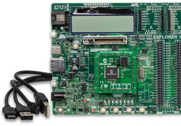 Плата для разработчиков Microchip Explorer 16/32 рассчитана на 16- и 32-разрядные микроконтроллеры PIC