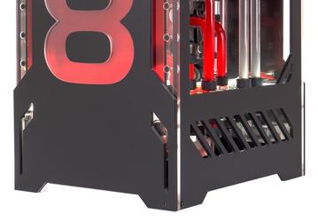 Игровой ПК 8Pack Rocket, заключённый в оригинальный корпус, оценивается в £4700 и при этом имеет лишь одну видеокарту