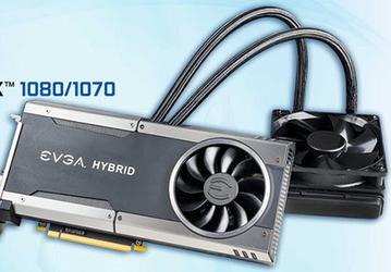 EVGA представила видеокарты GeForce GTX 1080 FTW Hybrid и GeForce GTX 1070 FTW Hybrid