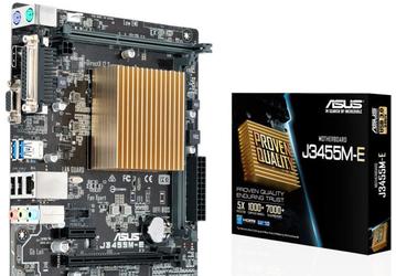 На системной плате Asus J3455M-E установлена однокристальная система Intel Celeron J3455