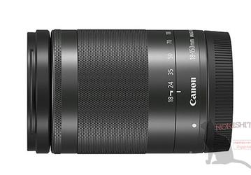 Появились изображения и спецификации объектива Canon EF-M 18-150mm IS STM