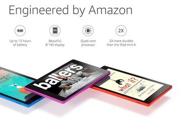 Amazon представила Fire HD 8 — первый планшет с поддержкой голосового помощника Alexa