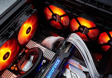 Вентиляторы Corsair SP120 RGB и HD 120 RGB, корпус Crystal Series 460X RGB и коврик для мыши MM800 RGB Polaris оснащены подсветкой RGB 