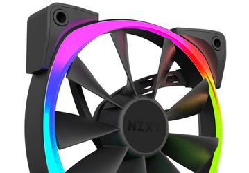 Линейка NZXT Aer RGB включает вентиляторы типоразмера 120 и 140 мм с полноцветной подсветкой