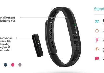 Трекер активности Fitbit Flex 2 получил защиту от воды, а Charge 2 оснастили датчиком ЧСС