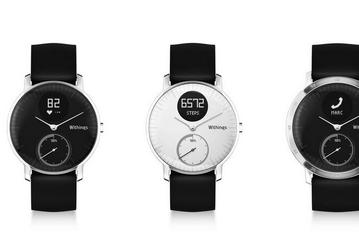 Умные часы Withings Steel HR получили датчик ЧСС и небольшой электрофоретический экран