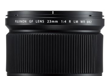 Объектив Fujinon GF23mmF4 R LM WR среднеформатной беззеркальной фотосистемы Fujifilm GFX появится в продаже в конце июня