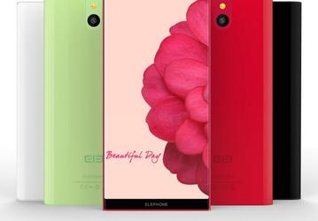 Опубликованы изображения безрамочного смартфона Elephone, экран которого имеет соотношение сторон 18:9