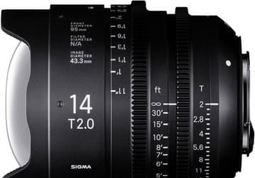 Названы цены на объективы Sigma Cine 14mm T2 и Cine 135mm T2. Продажи начнутся в конце месяца