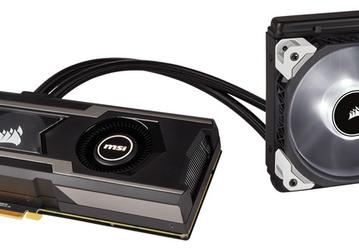 3D-карта Corsair Hydro GFX GTX 1080 Ti стоимостью 930 евро оснащена воздушной и жидкостной системами охлаждения