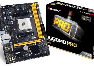 Системные платы Biostar A320MH PRO и A320MD PRO рассчитаны на процессоры AMD в исполнении AM4