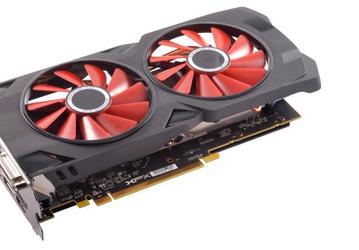 XFX ограничилась лишь одной видеокартой Radeon RX 570, зато и у неё память разогнана в заводских условиях
