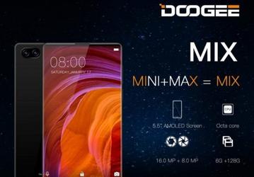 Doogee, копируя смартфон Xiaomi Mi Mix, не стеснялась позаимствовать не только дизайн, но и название