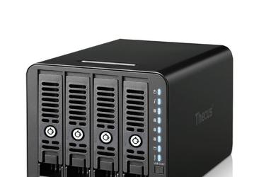 Сетевое хранилище Thecus N4350 рассчитано на четыре накопителя